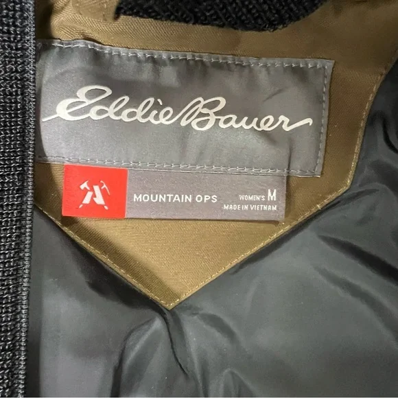 EDDIE BAUER WOMEN'S VINSONMOUNTAIN OPS DOWN PARKA FAUXFUR